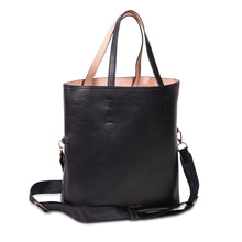 Load image into Gallery viewer, REVERSIBLE TOTE BAG WITH CROSSBODY STRAP