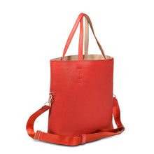 Load image into Gallery viewer, REVERSIBLE TOTE BAG WITH CROSSBODY STRAP