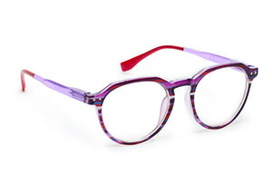 STRIPED READING GLASSES