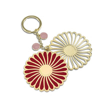 Load image into Gallery viewer, MARGUERITE MIRROR KEYRING
