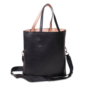 REVERSIBLE TOTE BAG WITH CROSSBODY STRAP