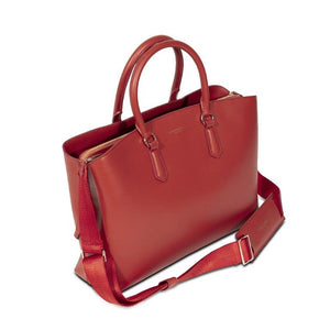 PROFESSIONAL LEATHER BAG DOUBLE HANDLE